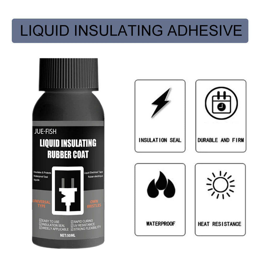 Liquid Insulating High Temperature adhesive Waterproof Anti UV Lamp Board Insulation Electrical Sealant Liquid Tape Paste