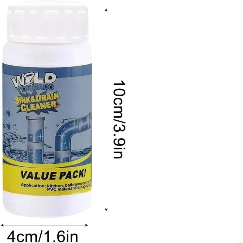 A0KE Pipeline Dredging Powder for Kitchen Bathroon Toilet Pipeline Cleaning Tool