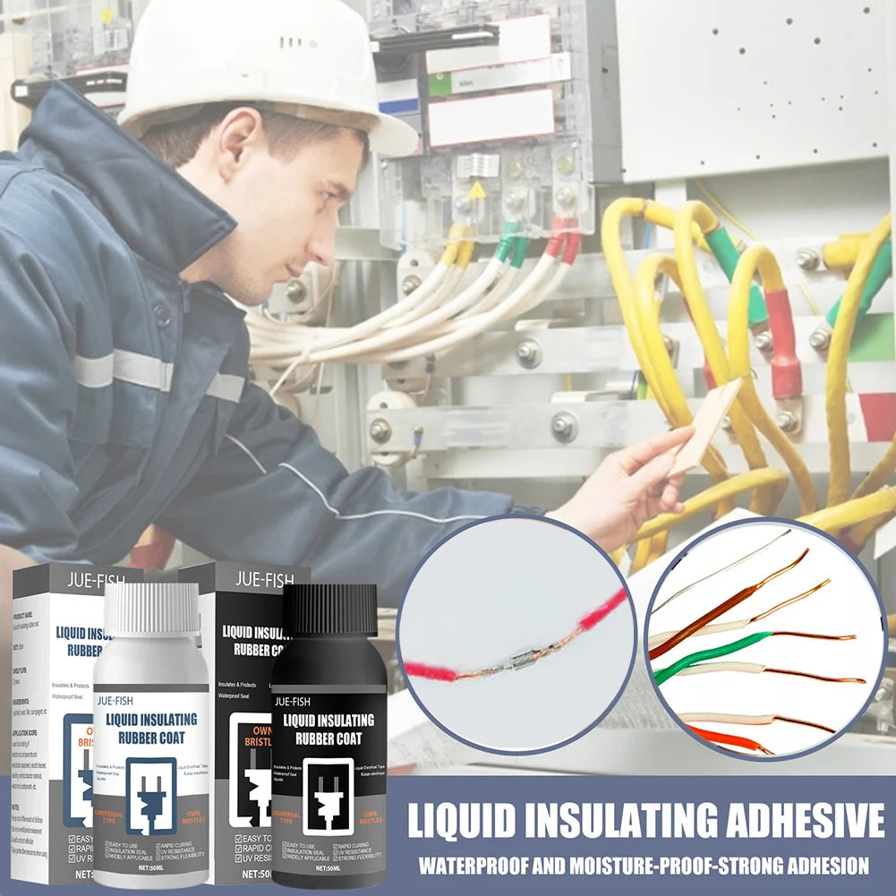 Liquid Insulating High Temperature adhesive Waterproof Anti UV Lamp Board Insulation Electrical Sealant Liquid Tape Paste