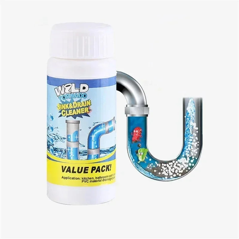 100/260g Powerful Sink Drain Cleaner High Efficiency  Clog Remover Kitchen Sewer Power Pipe Channel Powder Cleaning Tools